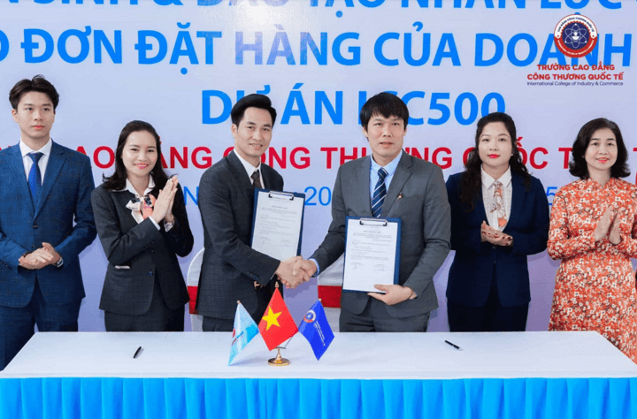 Hoạt động kết nối doanh nghiệp đem đến cơ hội việc làm rộng mở cho sinh viên Cao đẳng Công thương Quốc tế ICC