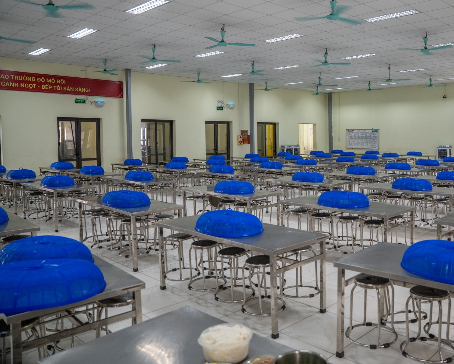 Bếp ăn tại Cao đẳng Phổ thông ICC